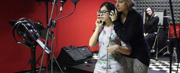 JabberSingers in studio di registrazione